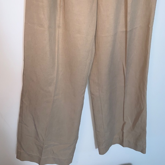 Madewell Wide Leg Pants Lyocell Cotton Linen 0 - Picture 9 of 9